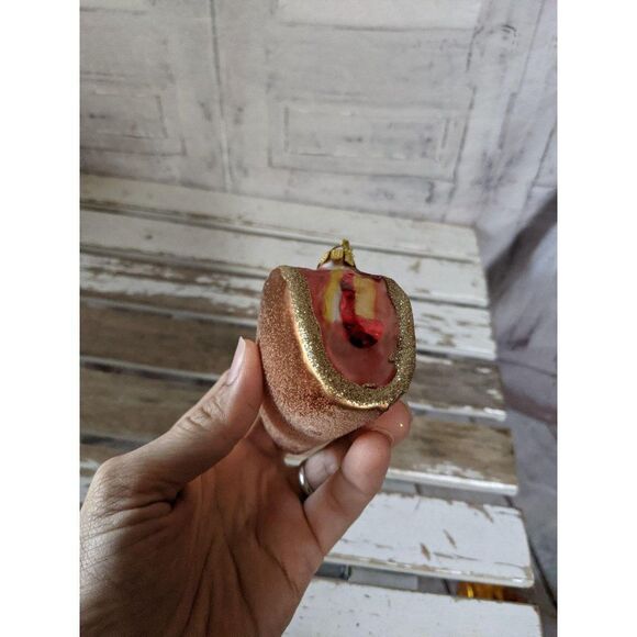 Taco Mexican glass ornament Xmas holiday tree - Picture 4 of 5